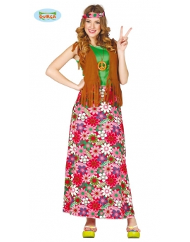 Disfraz de hippie mujer